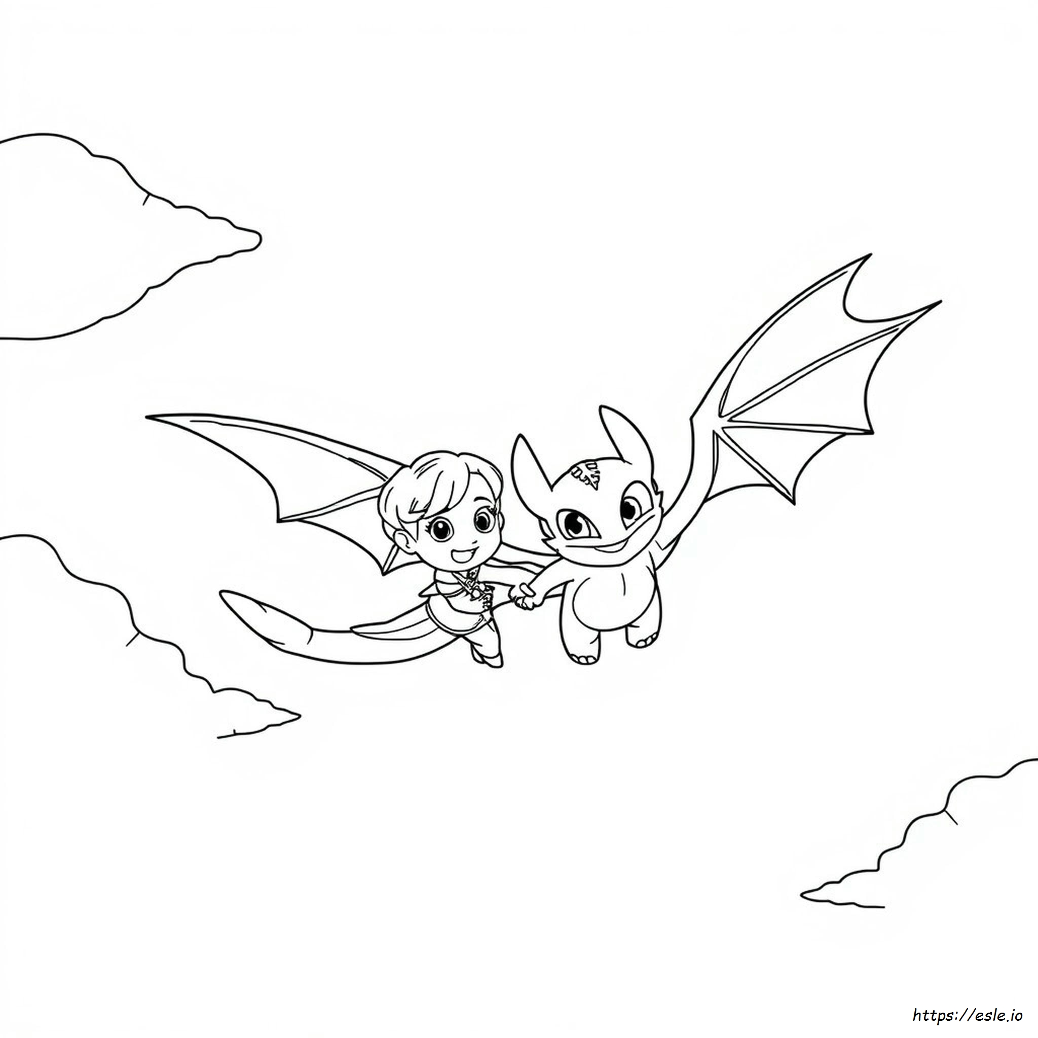 Hiccup How To Train Your Dragon Coloring Pages