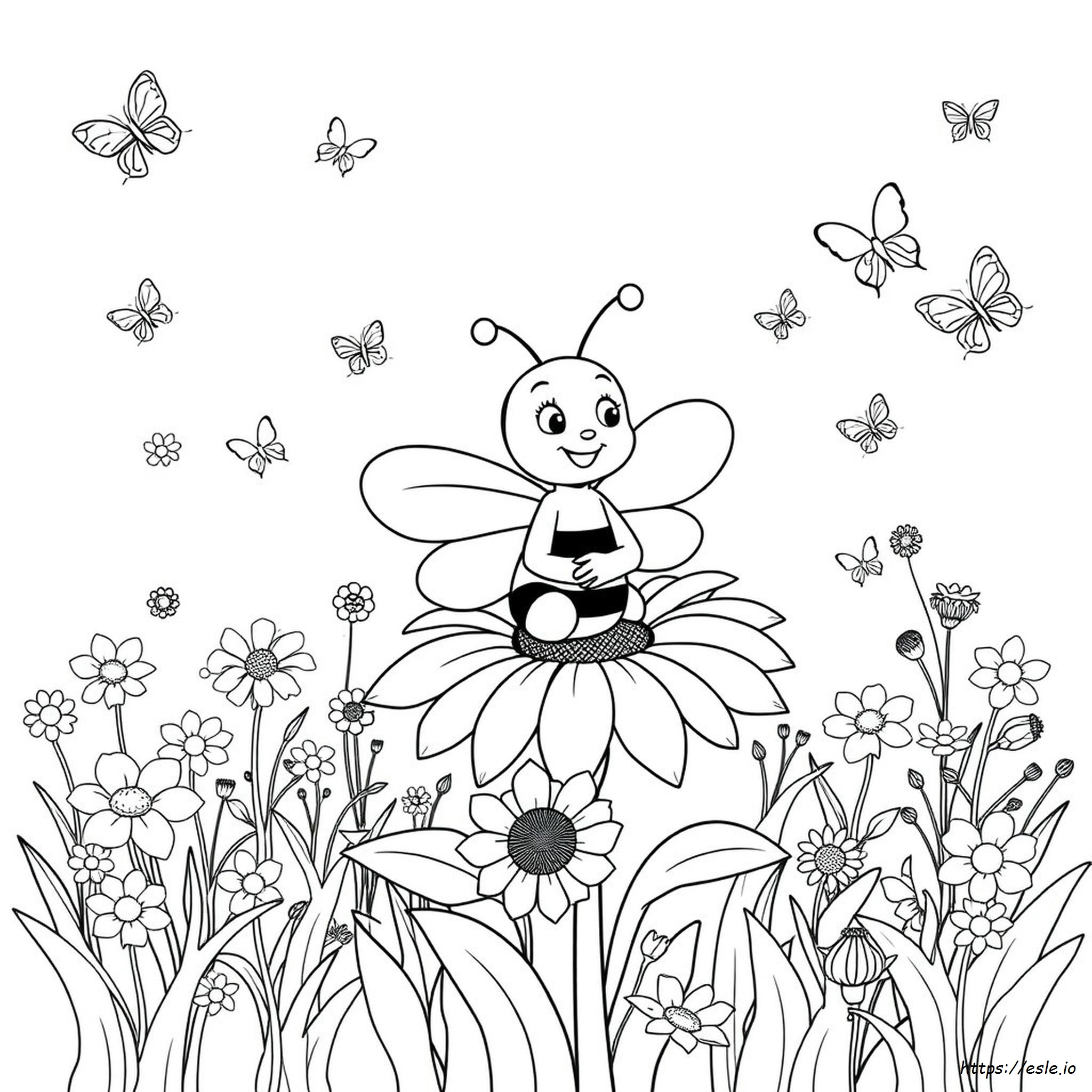 Maya The Bee Coloring Pages