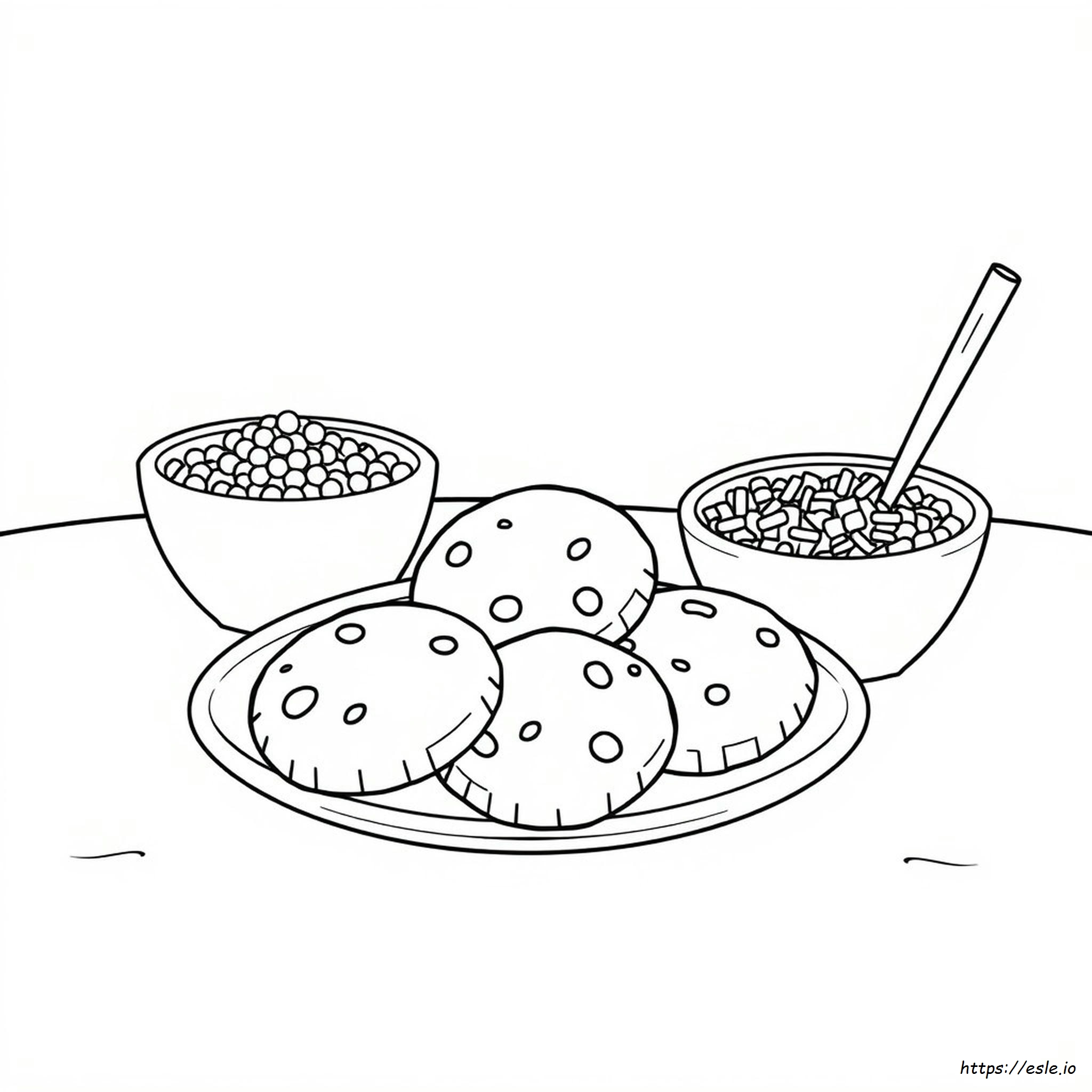 Paint Cookies Coloring Page - Free Printable