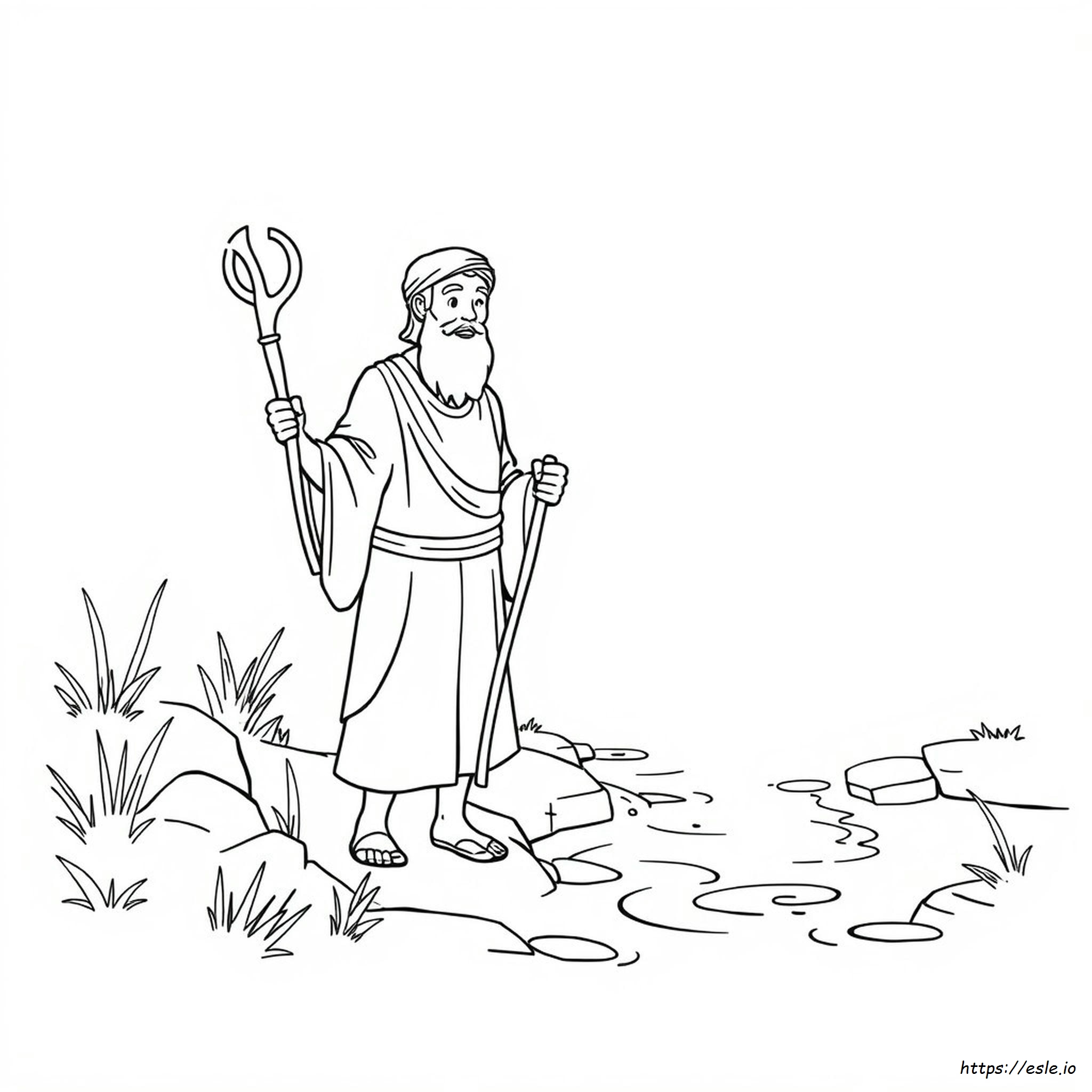 Elisha Bible Coloring Pages