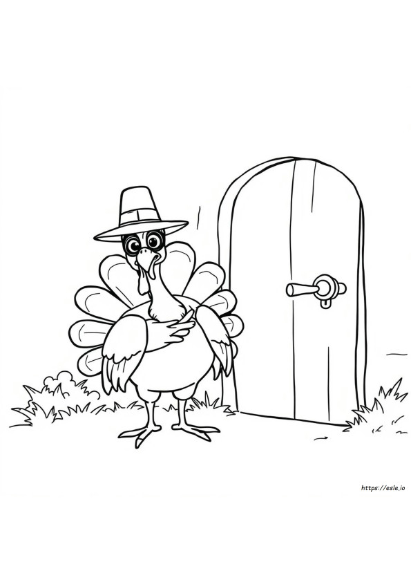 Turkey In Disguise Coloring Page