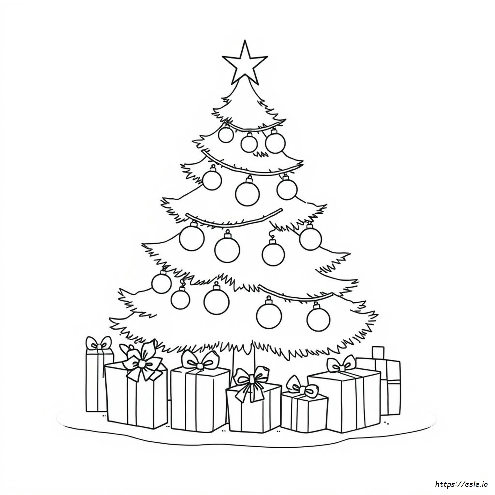 Gambar Mewarnai Natal Untuk Anak