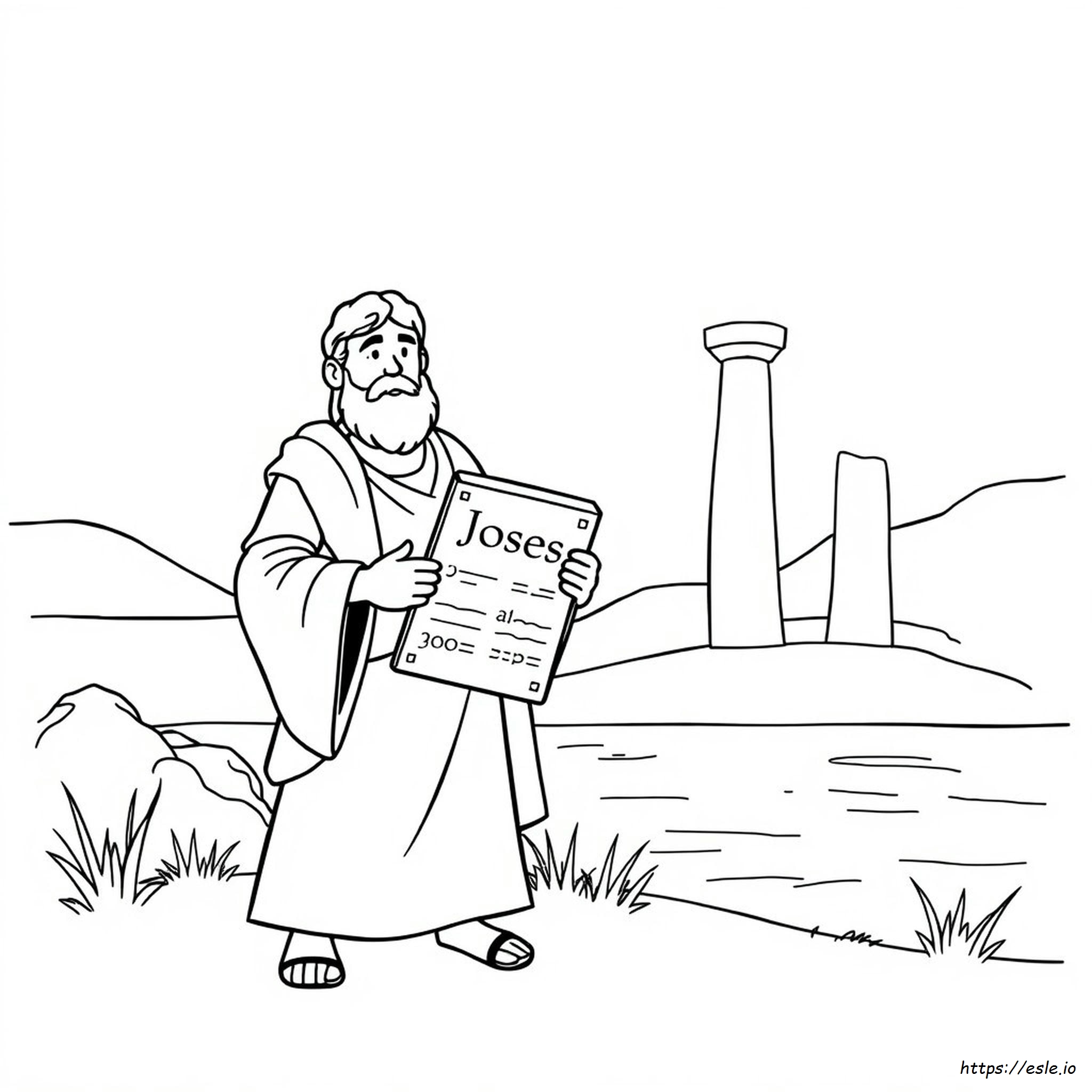 Moses Coloring Page - Free Printable PDF