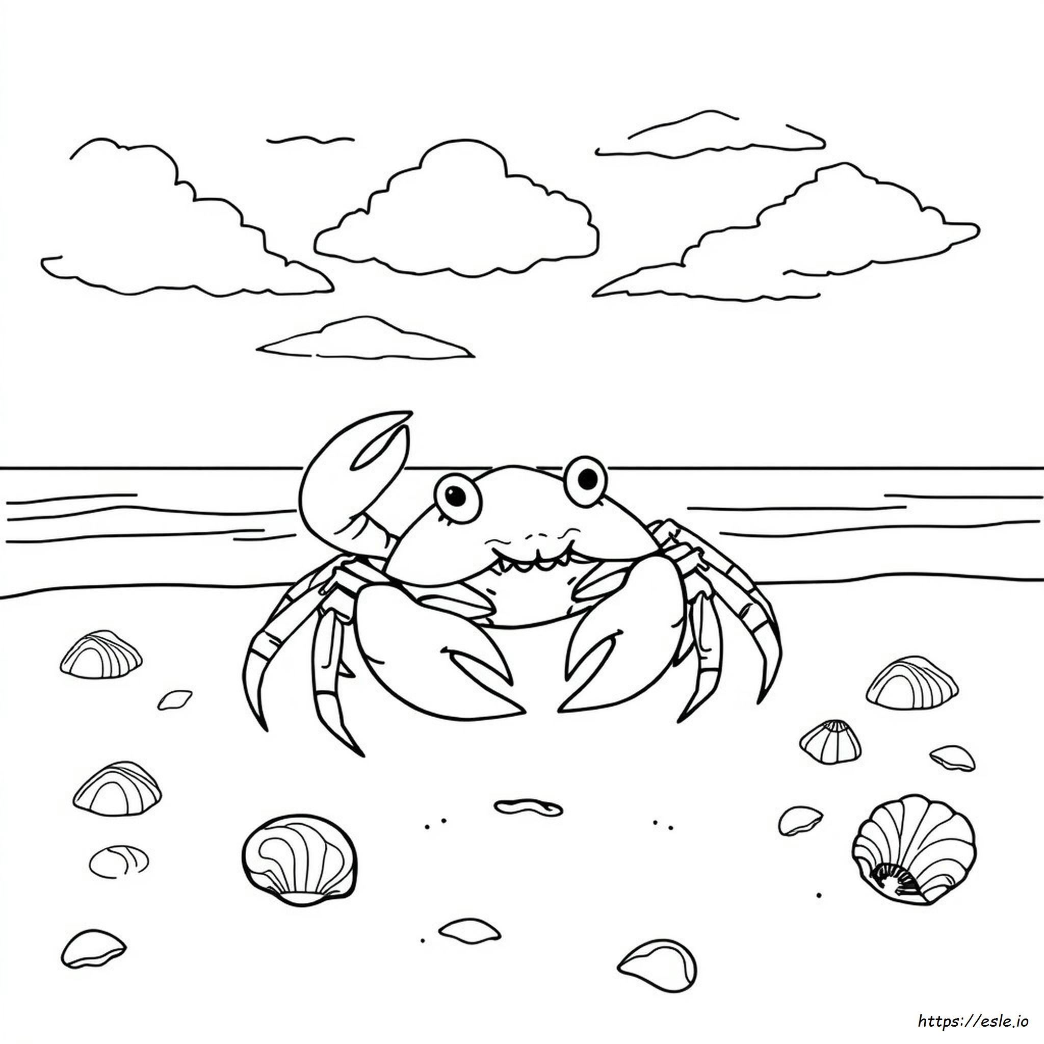 Crab Coloring Pages For Adults - Free Printable