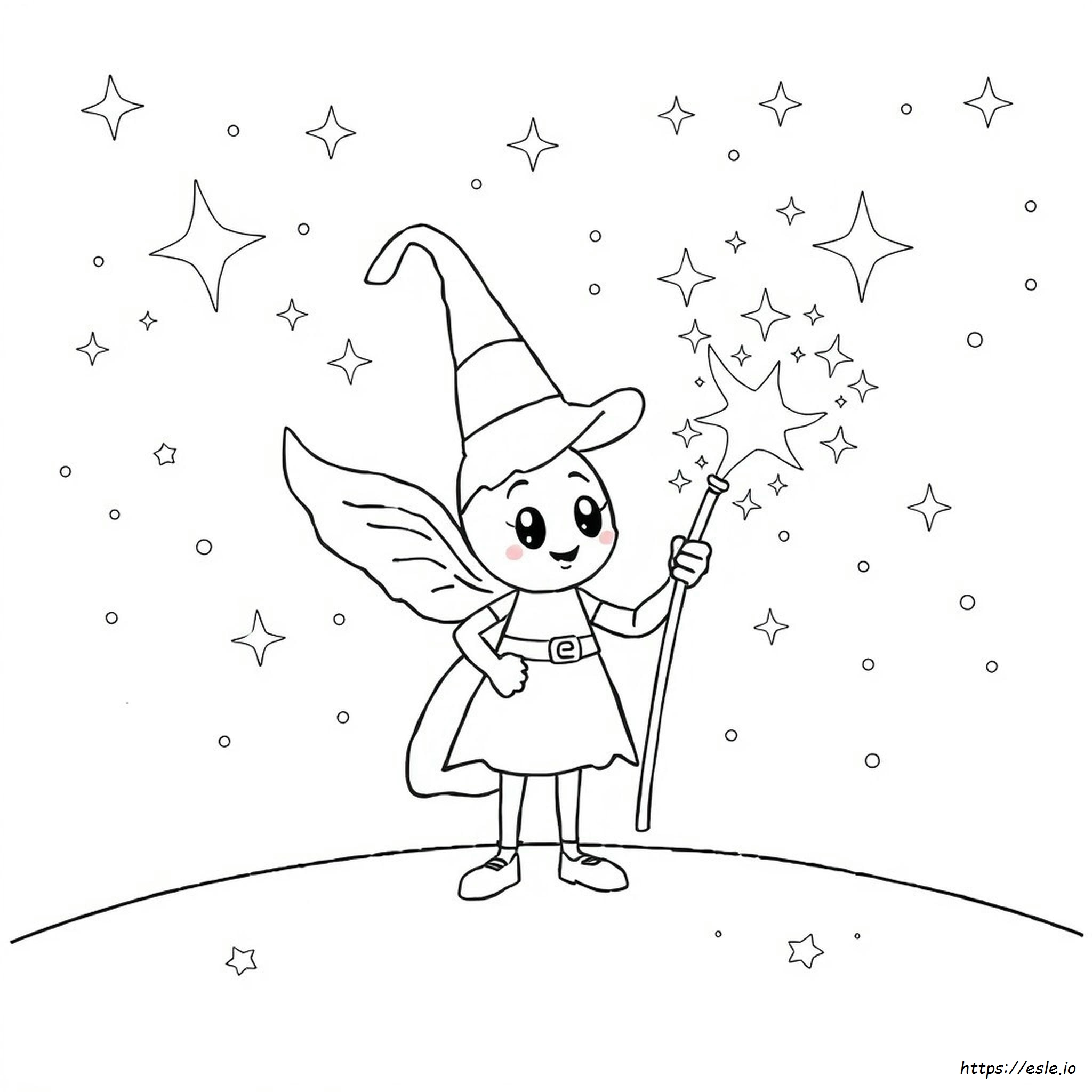 Gambar Mewarnai Magic E Gratis