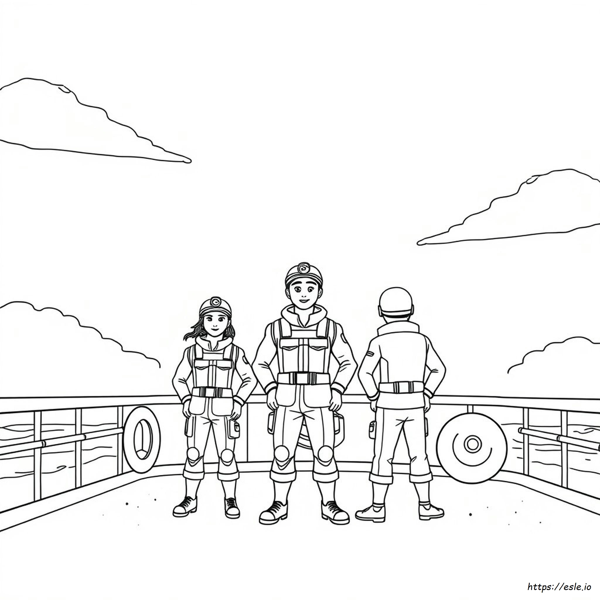 Color Crew Pictures - Free Printable Coloring Page