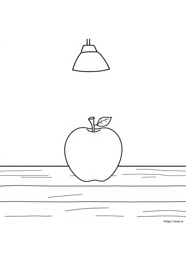 Coloring Picture Of Apple