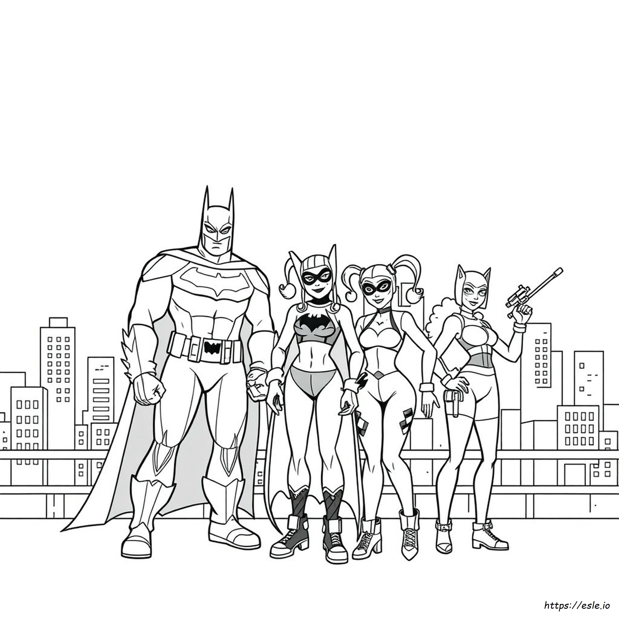 Harley Quinn E Birds Of Prey Da Colorare