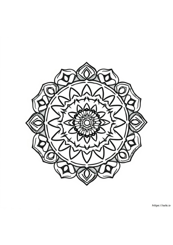 Small Mandala Coloring Pages