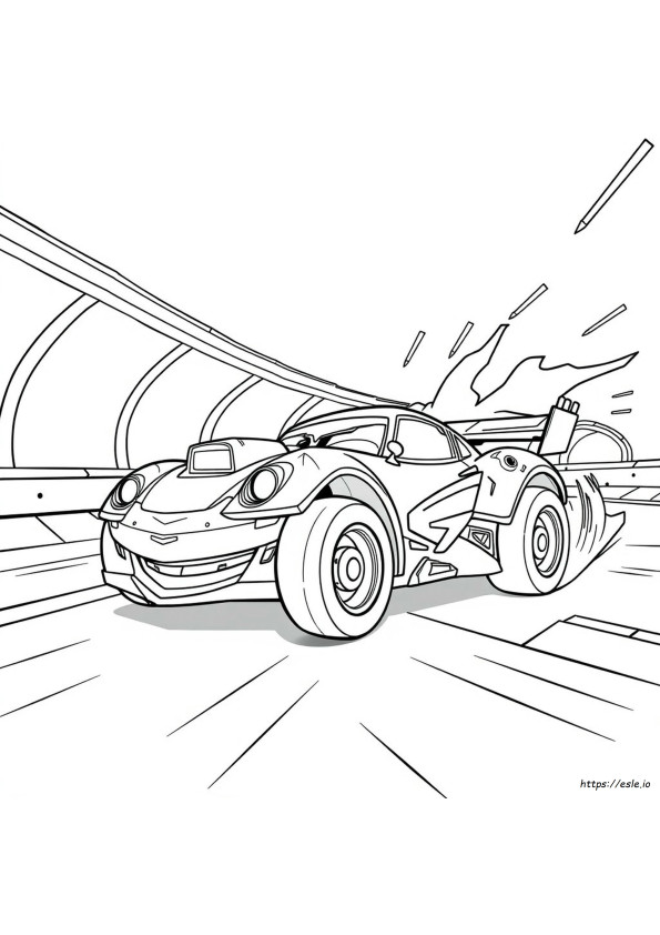 Coloriages Power Battle Watch Car
