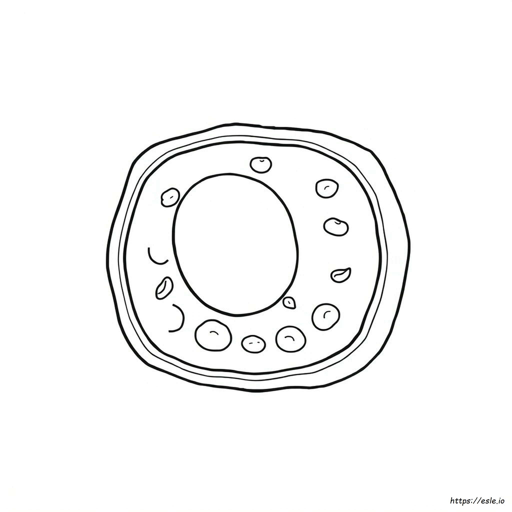 Coloring Page Of A Plant Cell