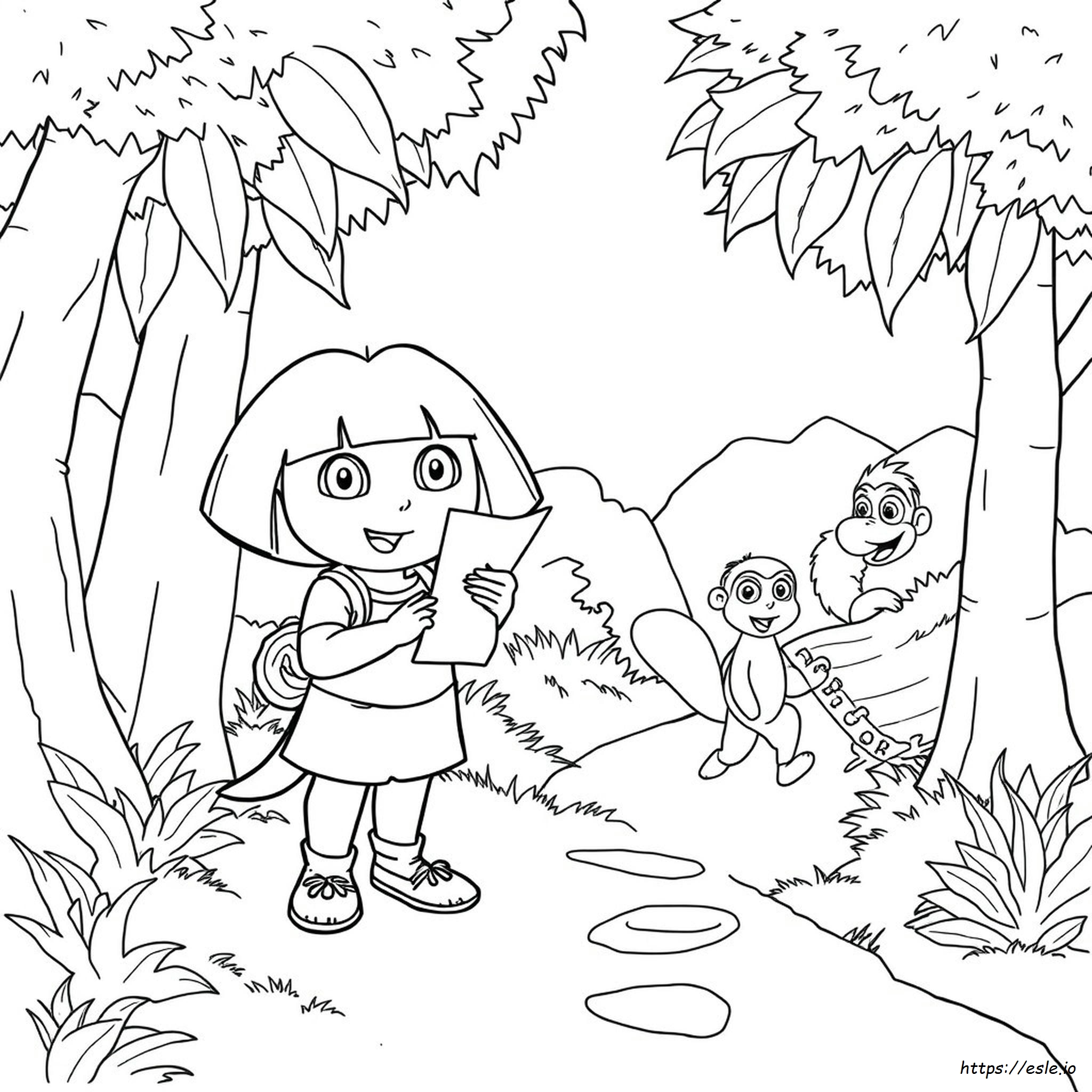 Dora And Friends Coloring Pages