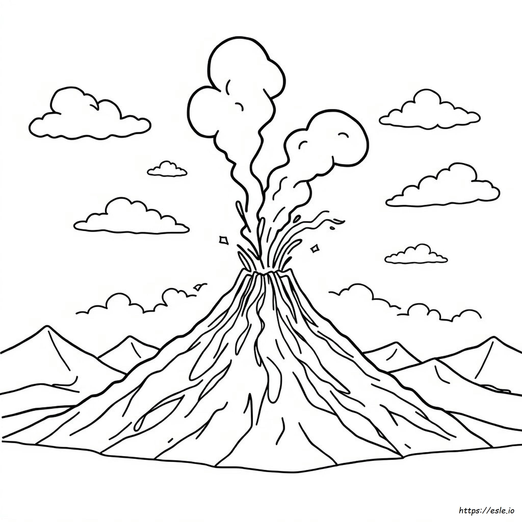 Printable Natural Disasters Coloring Pages