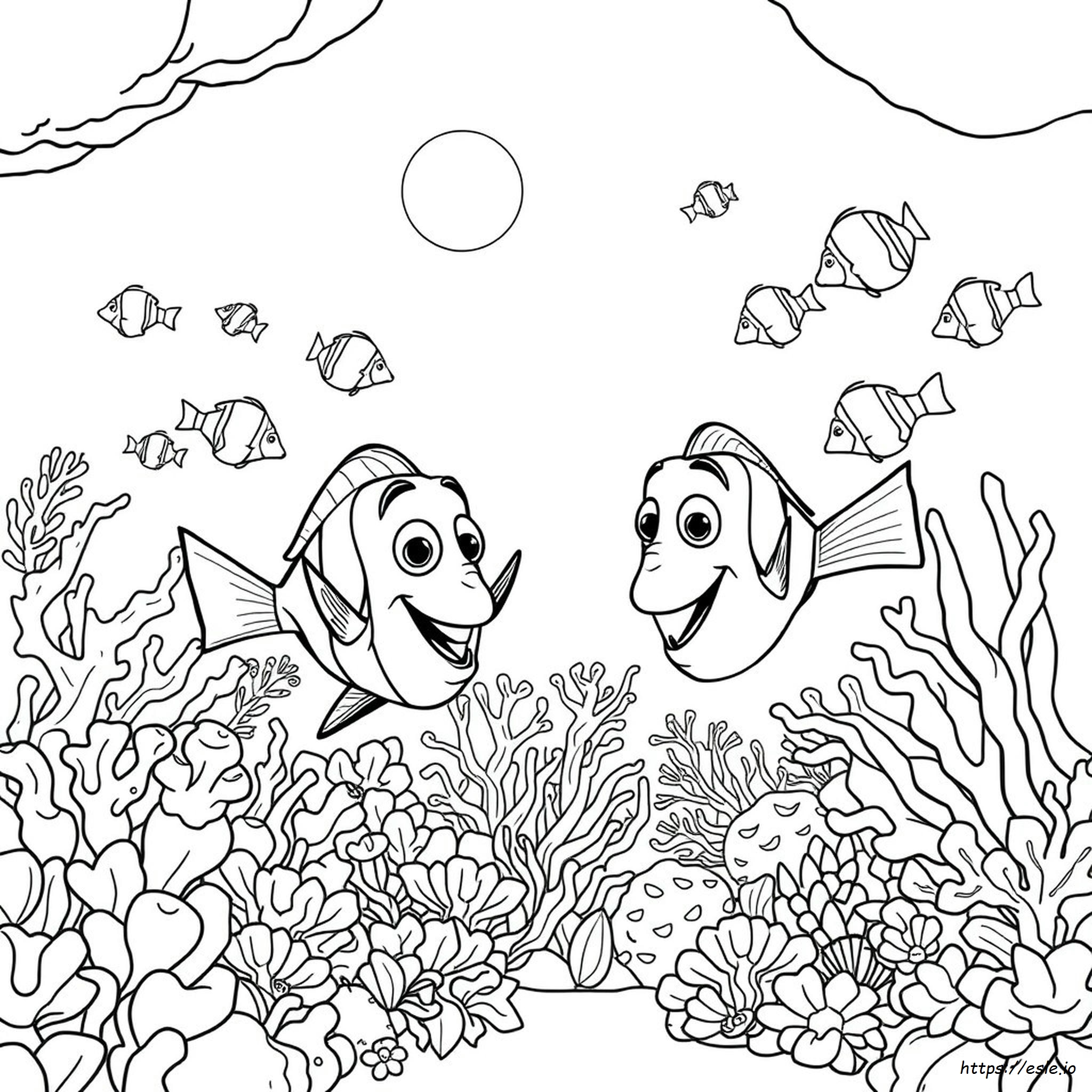 Full Page Finding Nemo Coloring Pages