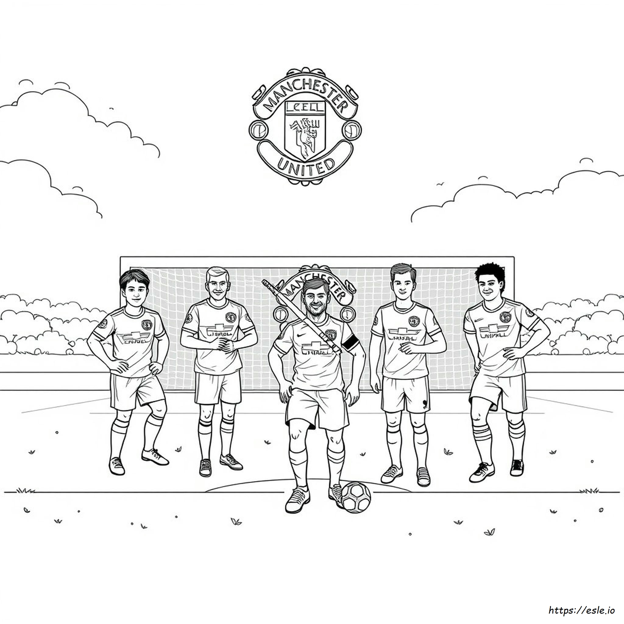 Manchester United: Desenhos Para Colorir
