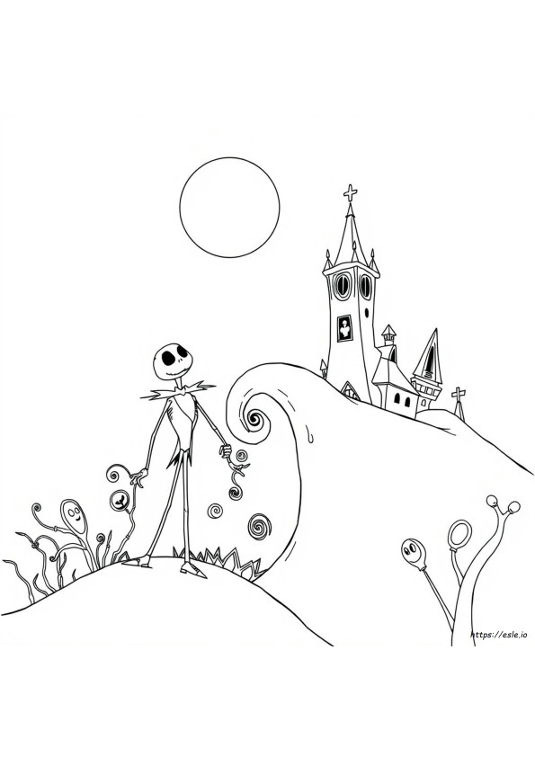 The Nightmare Before Christmas Colouring Pages