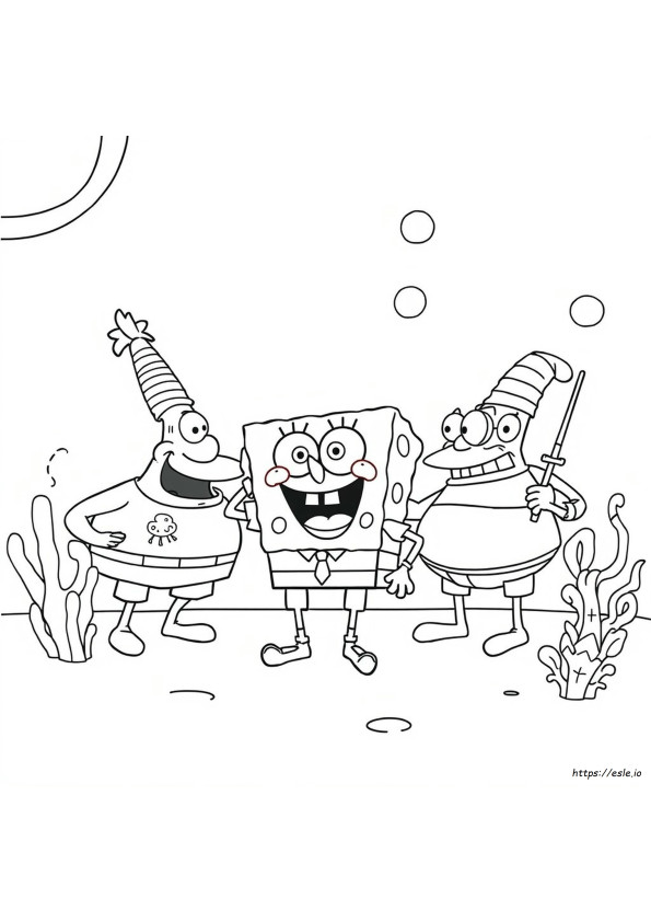 Śmieszne Kolorowanki Ze Spongebobem