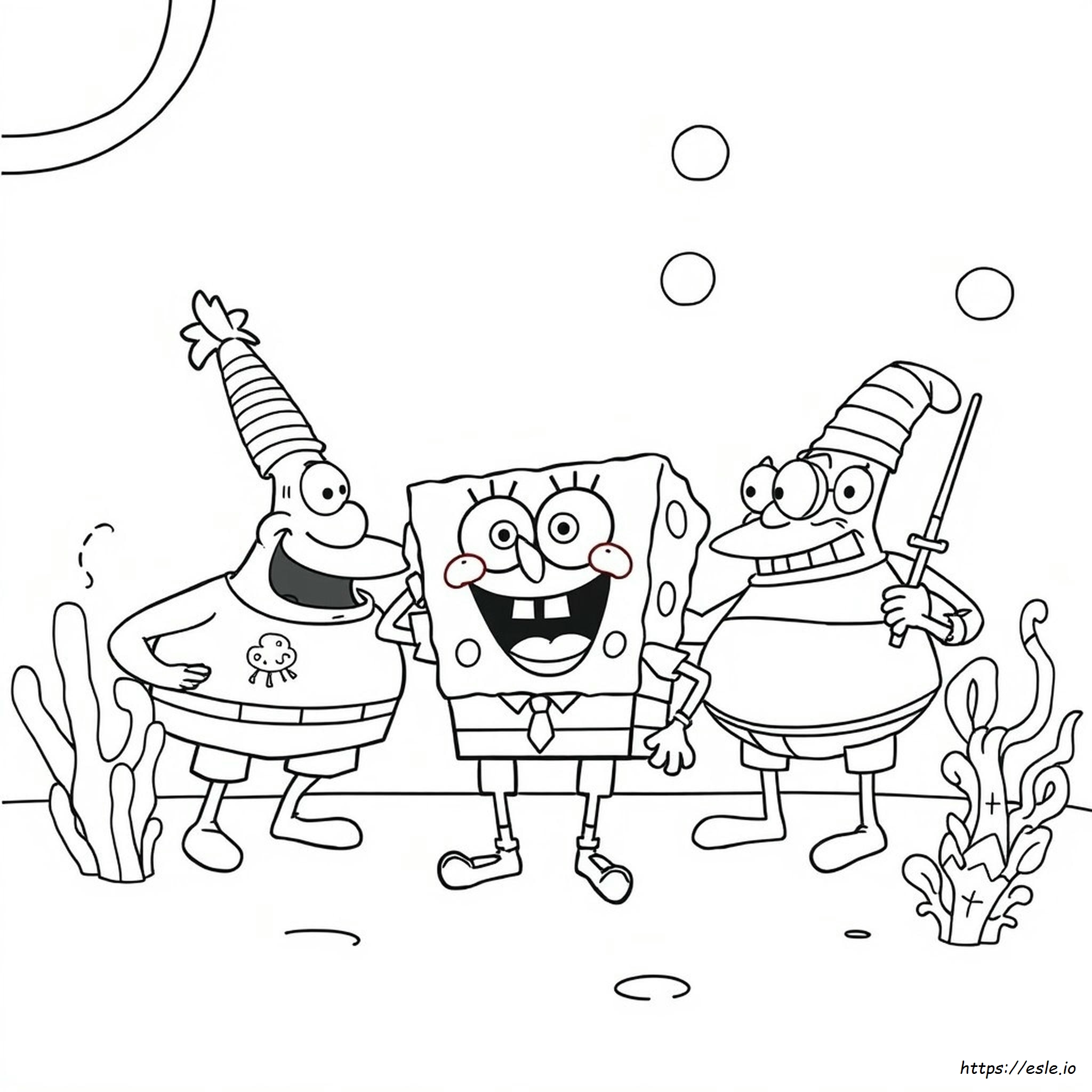 Funny SpongeBob Coloring Pages - Free Printable