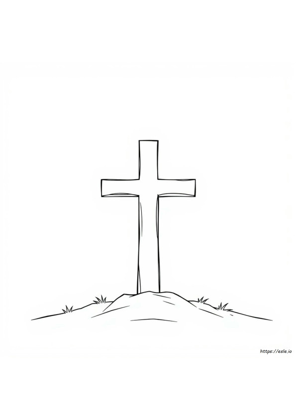Free Coloring Pages Of A Cross