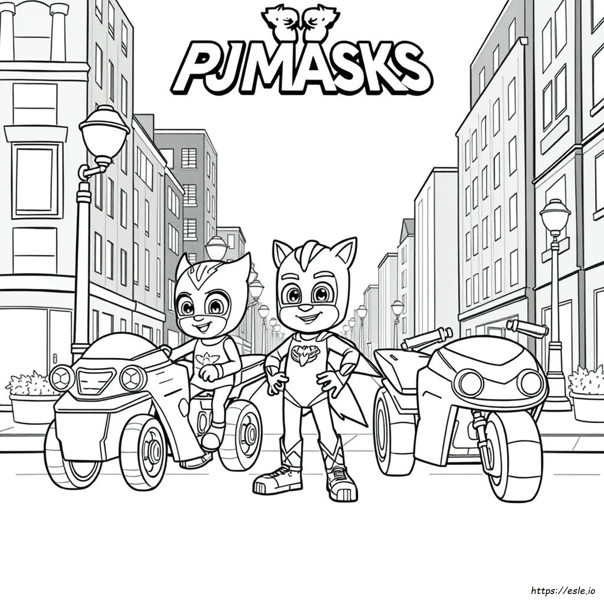 Pj Masks Robot Coloring Page - Free Printable