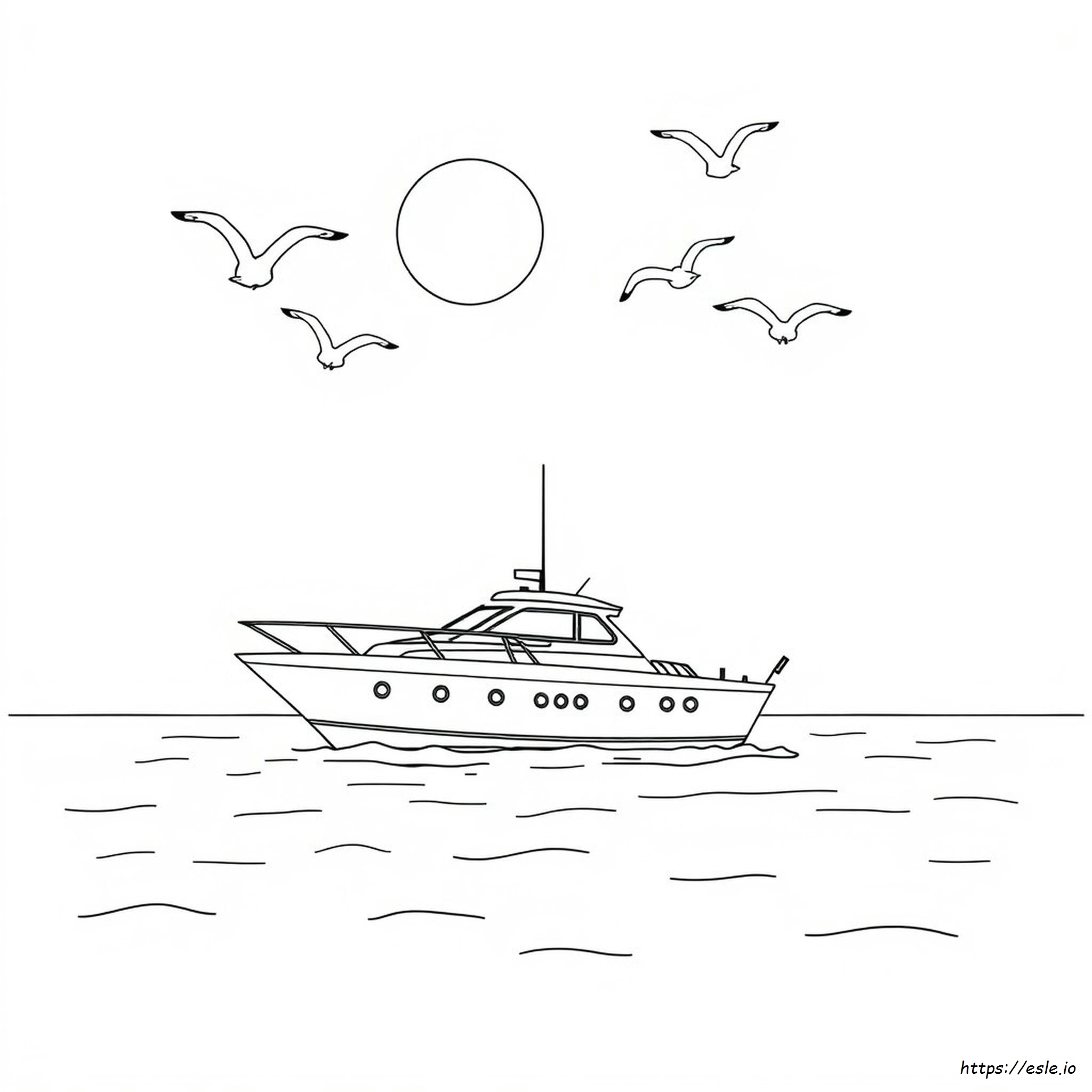 Yacht Colouring