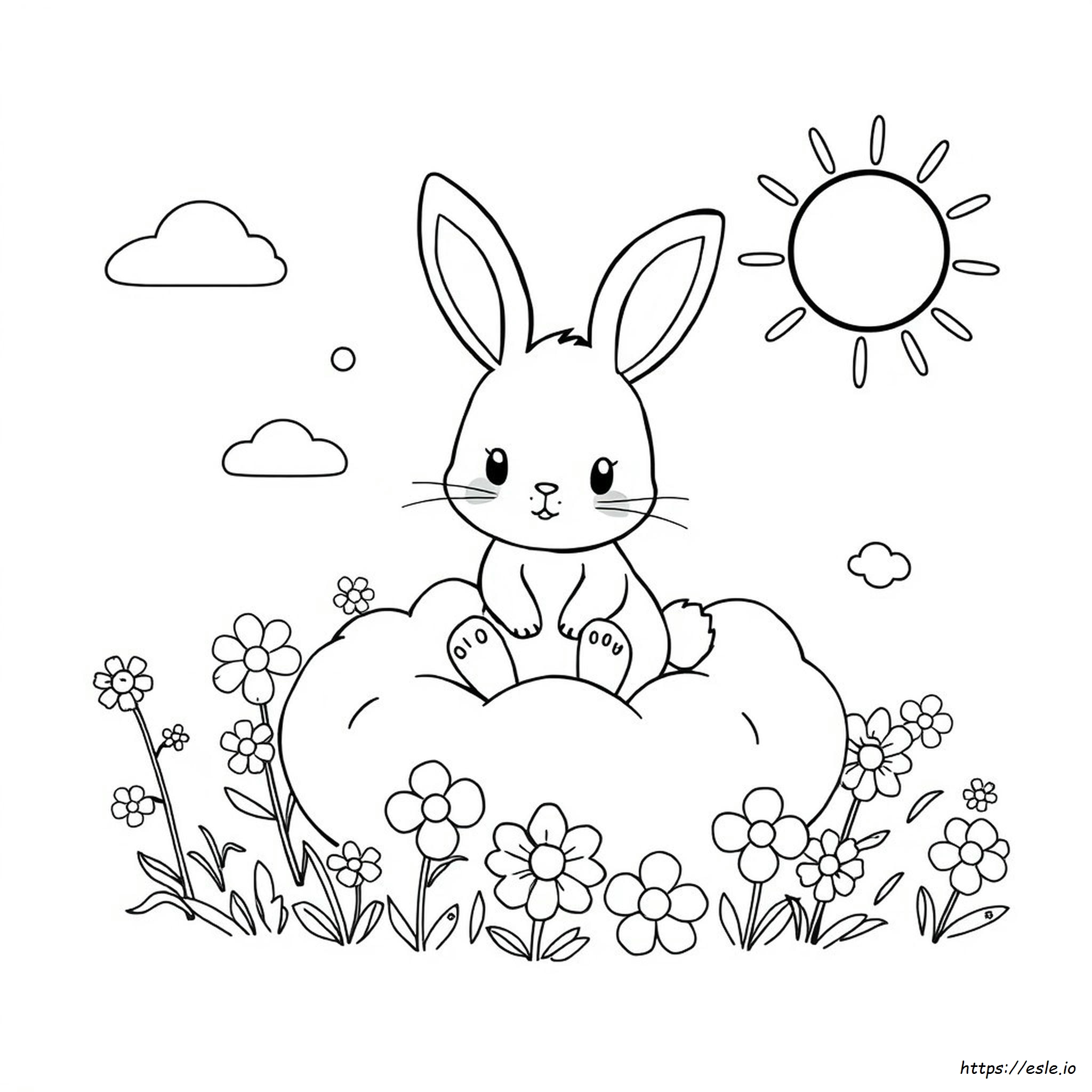 Cute Bunny Colouring