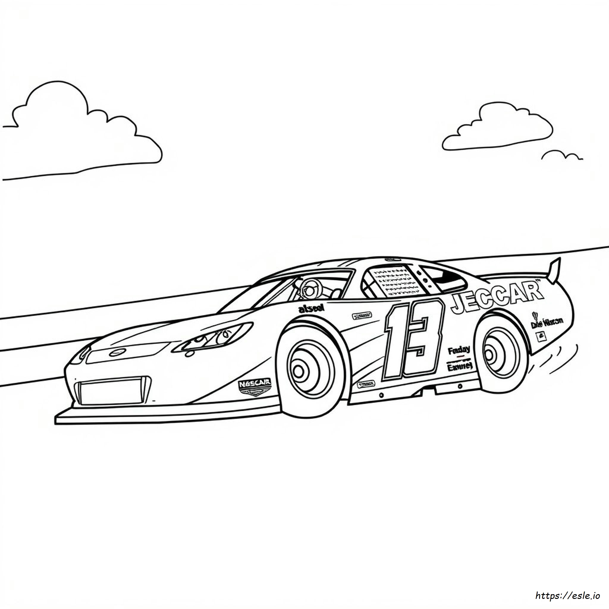 Disegni Da Colorare Nascar Dale Earnhardt Jr - Gratis