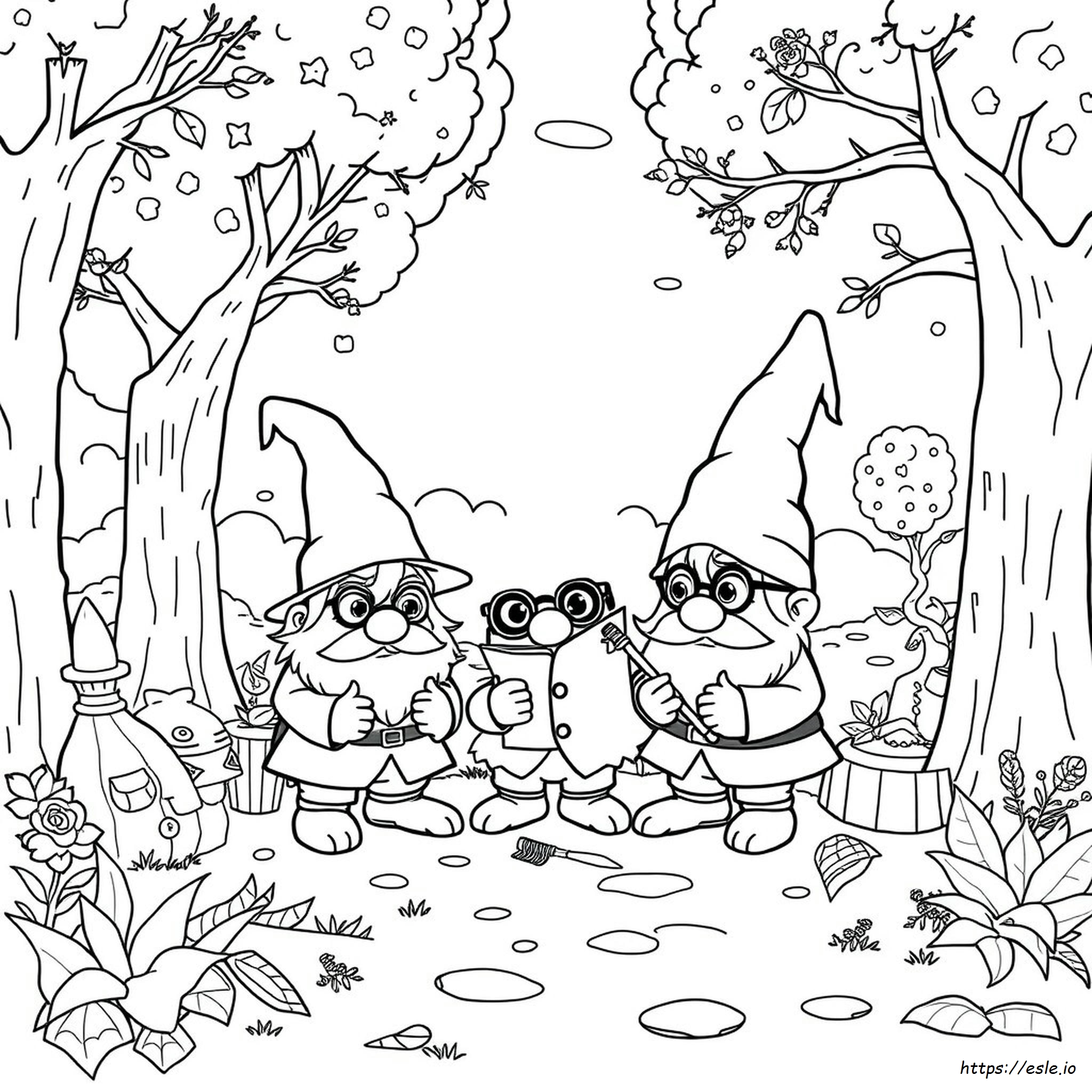 Sherlock Gnomes Coloring Page - Free Printable