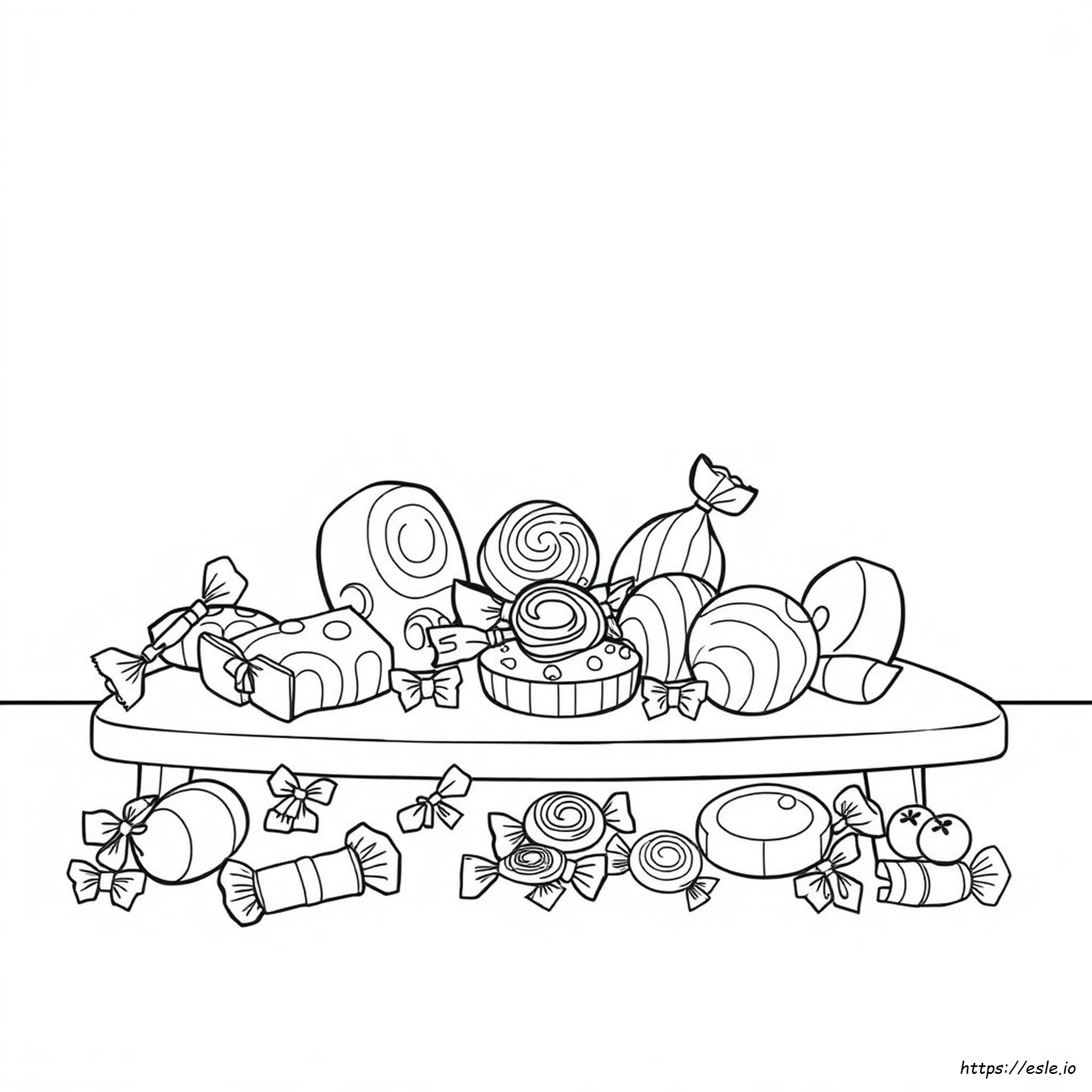 Printable Coloring Pages Of Candy