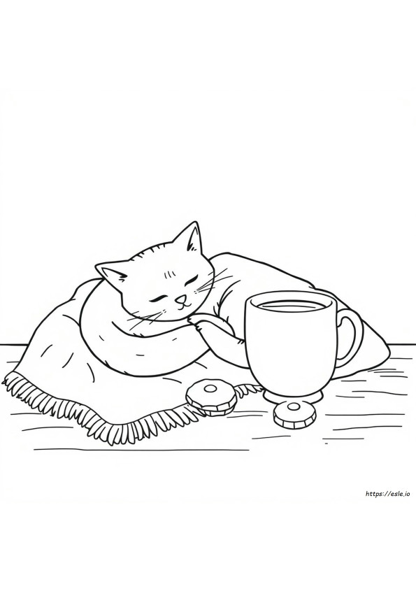 Cute Cozy Coloring Pages