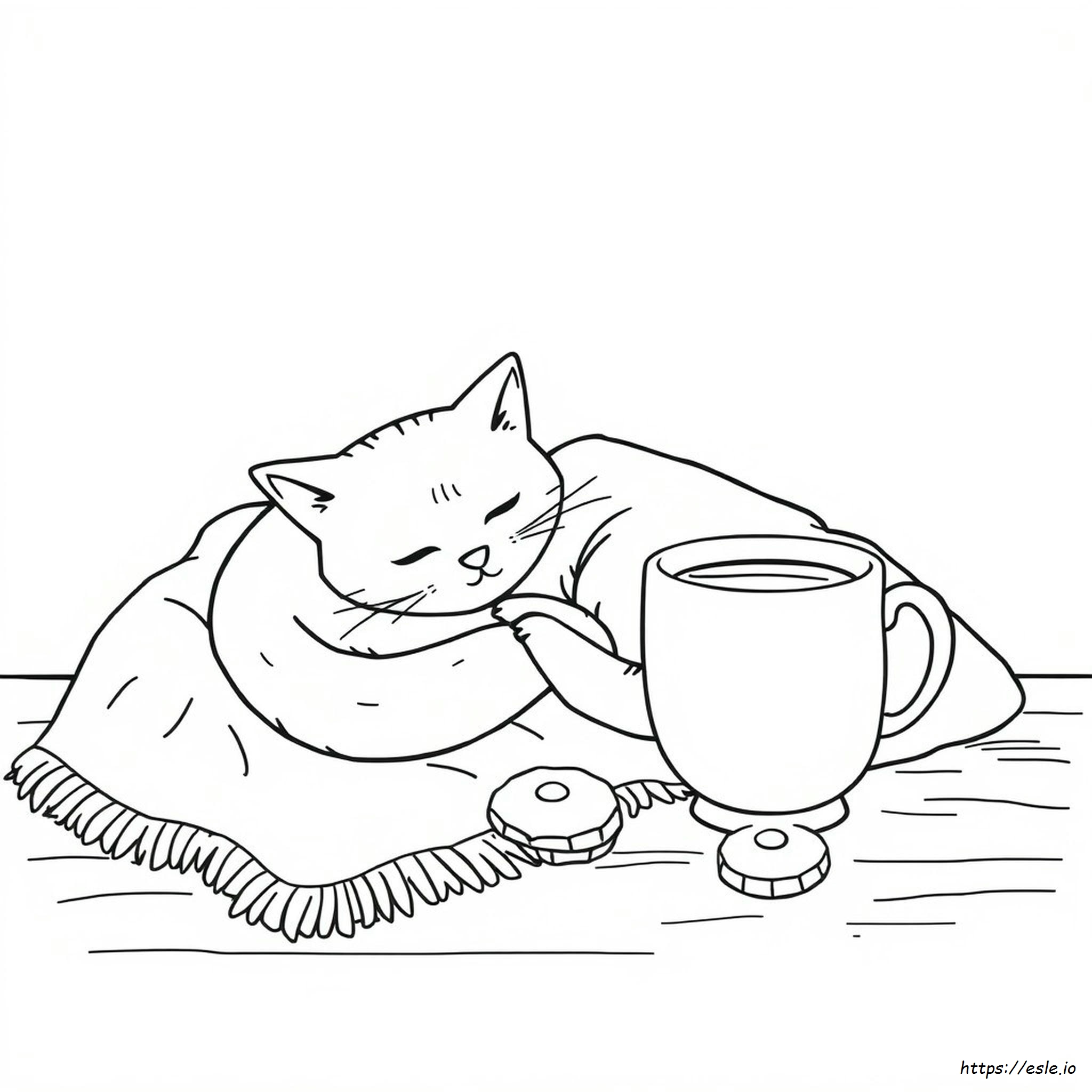 Disegno Da Colorare Tenero E Accogliente