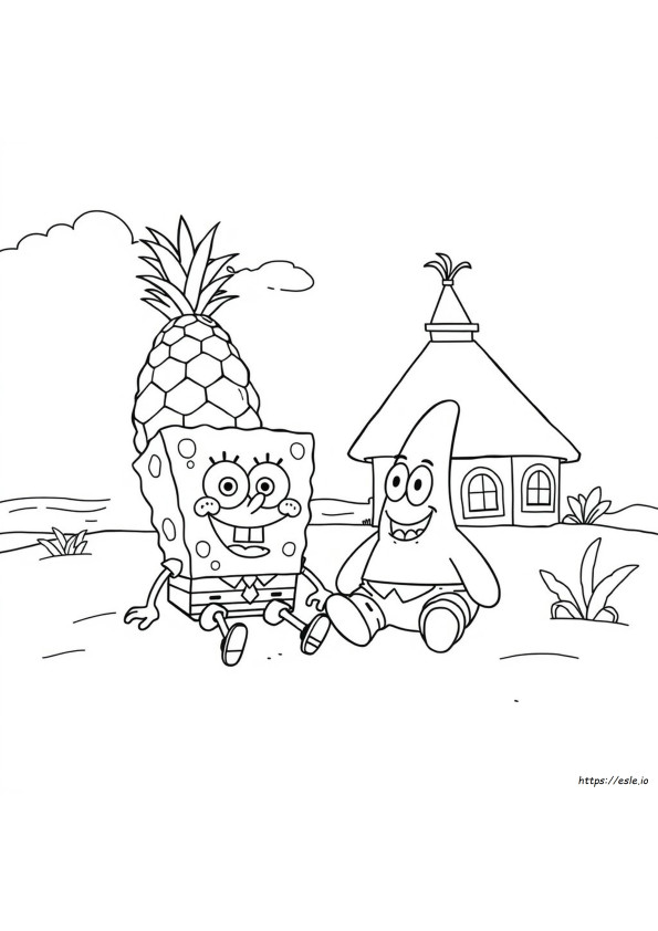 Spongebob And Patrick Coloring