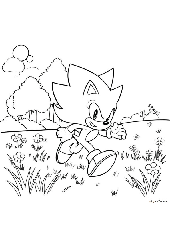 Sonic The Hedgehog Coloring Pages Sonic Para Colorir