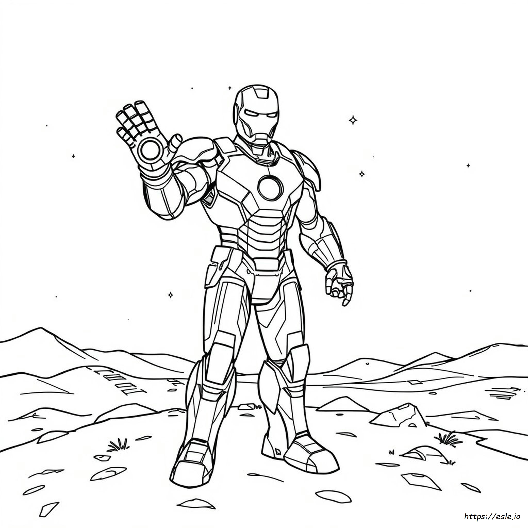 Mark 42 Iron Man Gambar Mewarnai