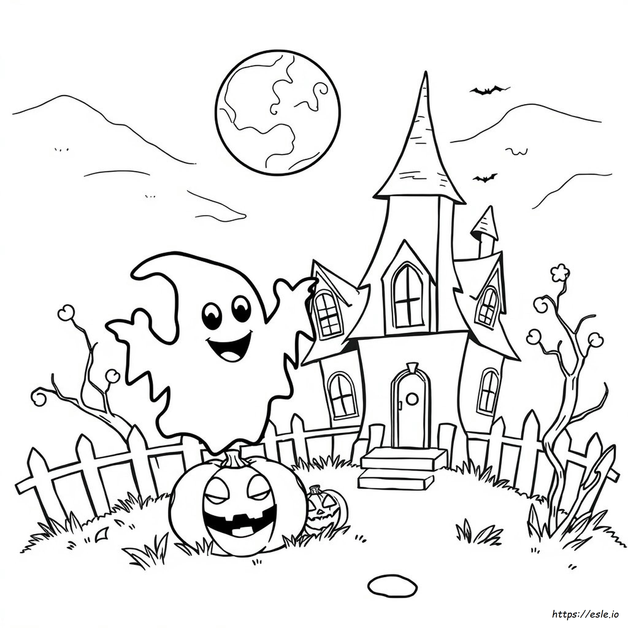 ハロウィン 塗り絵 無料 印刷 - ぬりえ PDF