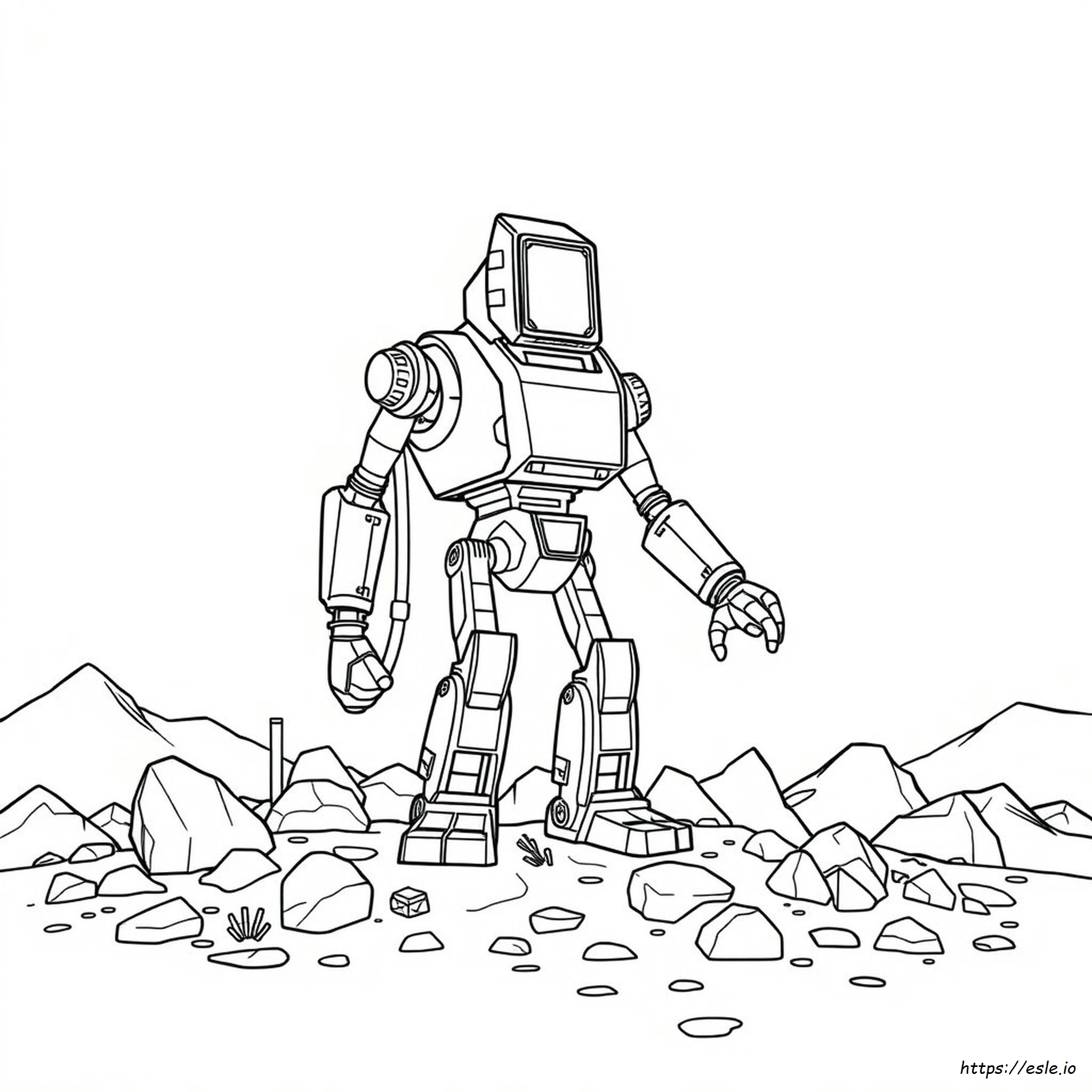 Drill Titan Coloring Page