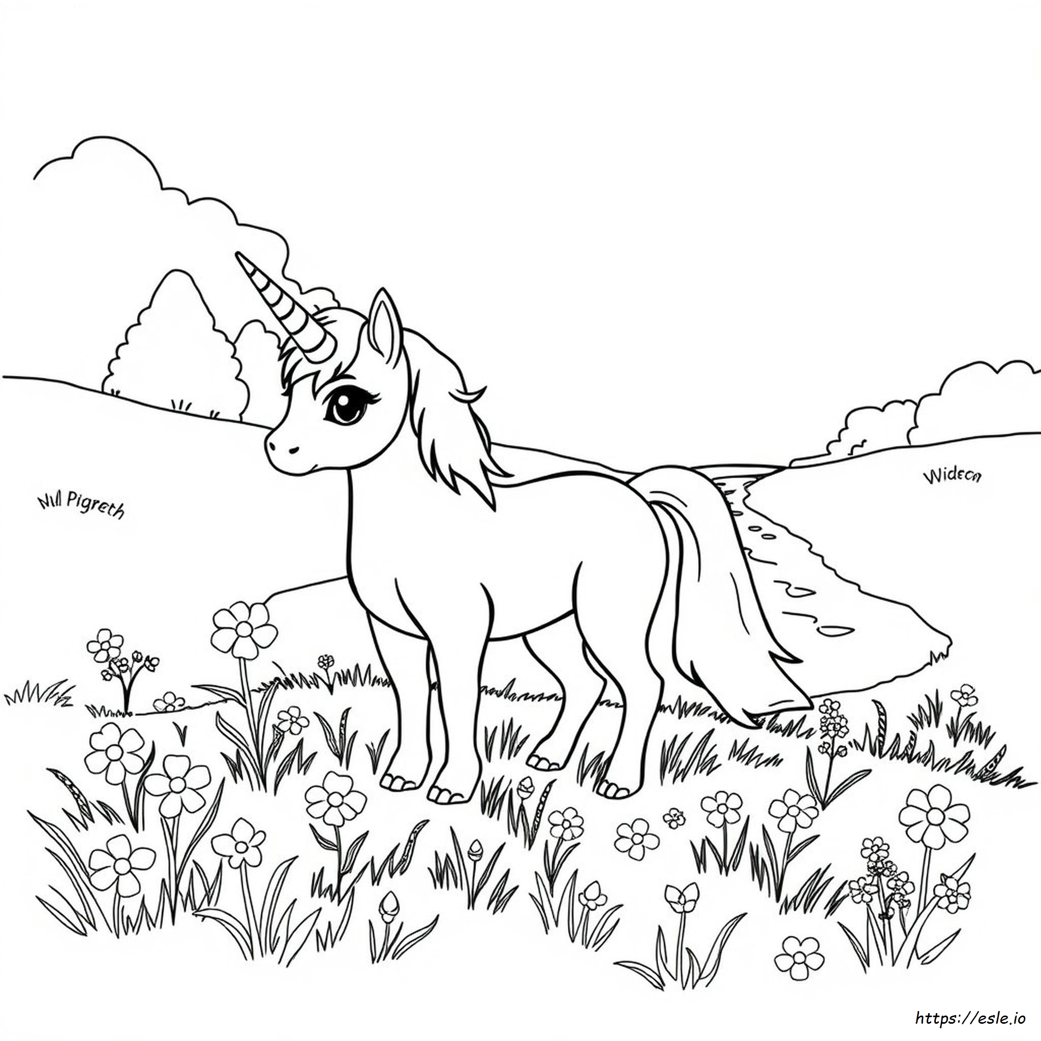 Gatto Unicorno Da Colorare