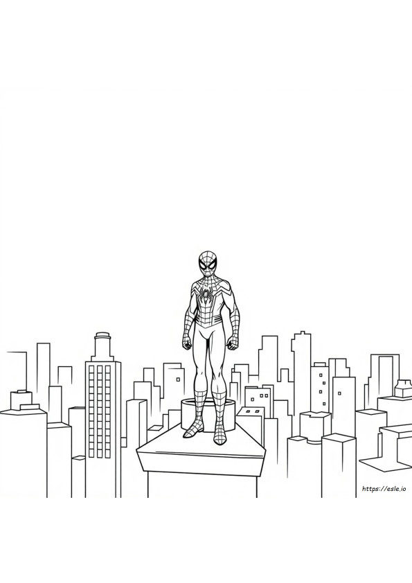 Planșe De Colorat Printabile Pentru Copii Spiderman