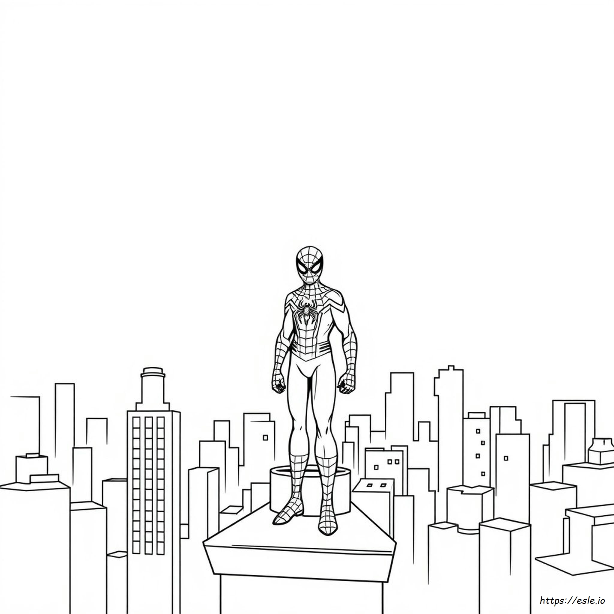 Disegno Spider-Man Da Colorare Gratis