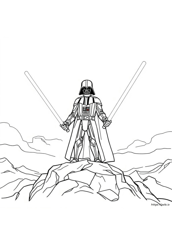Darth Vader Coloring Picture