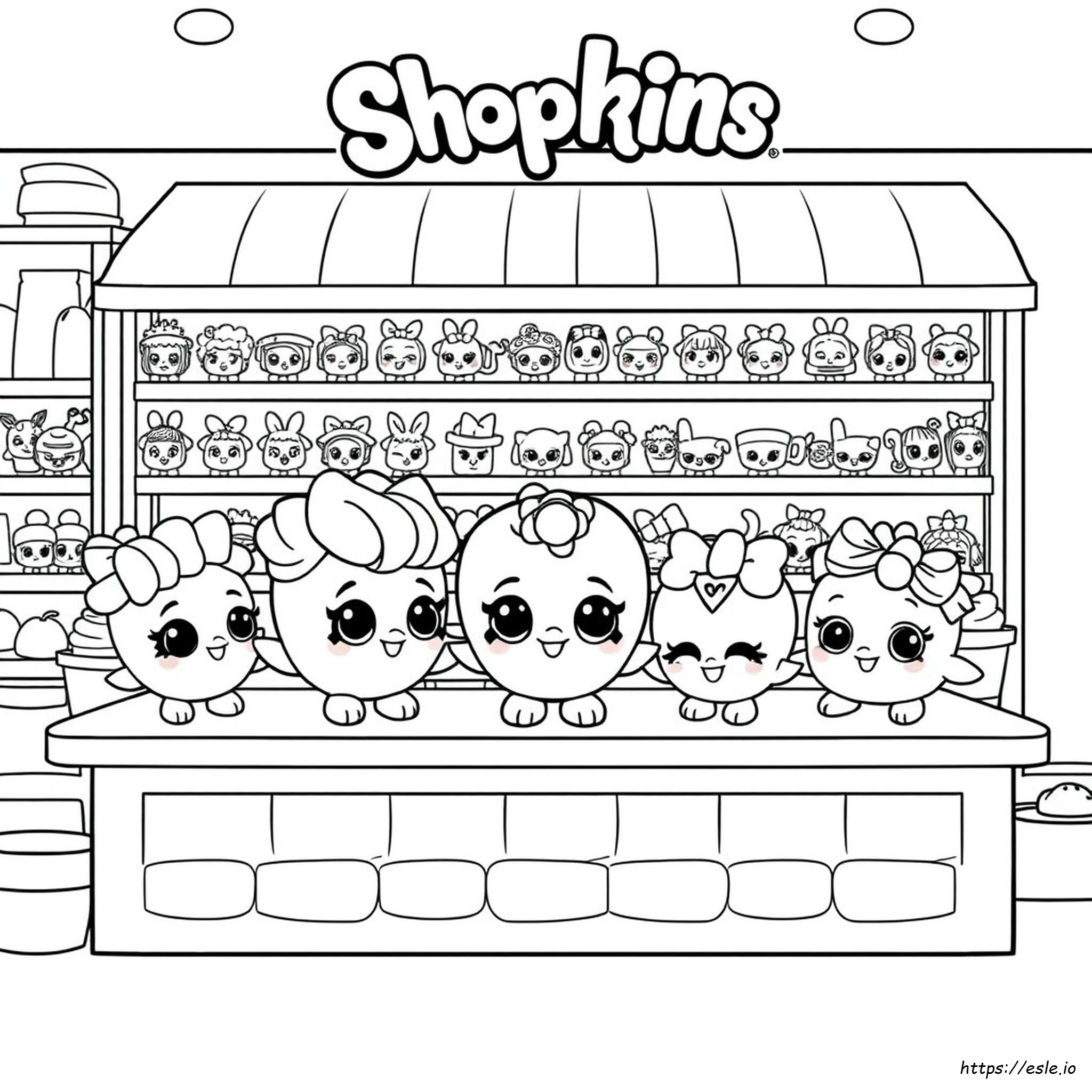 Shopkins Coloring Page - Free Printable