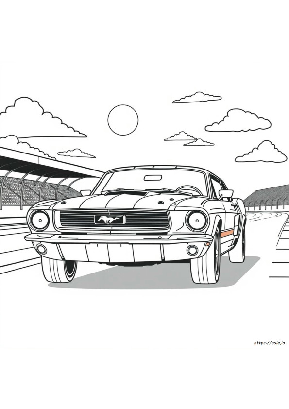 Mustang Colouring