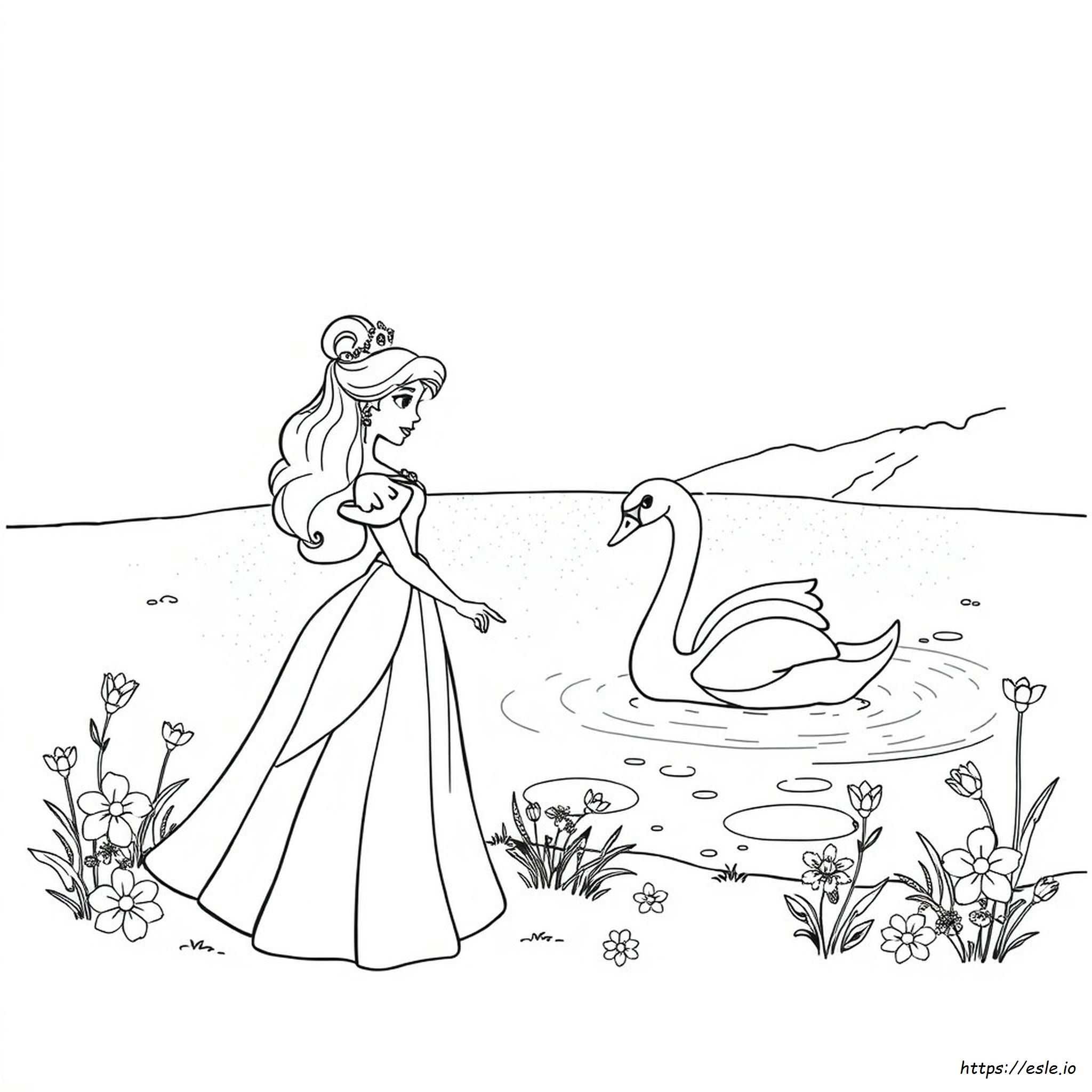 Disney Princess Coloring Page - Free Printable