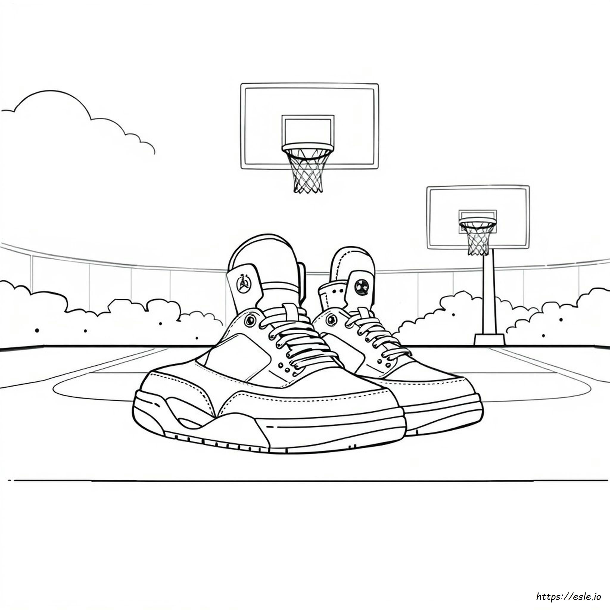 Gambar Mewarnai Jordan 3