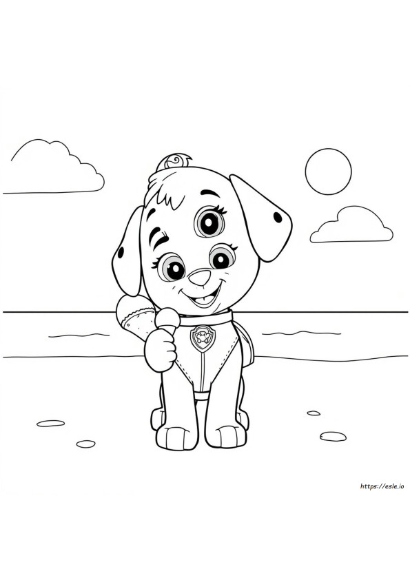 Paw Patrol Chickaletta Ausmalbilder