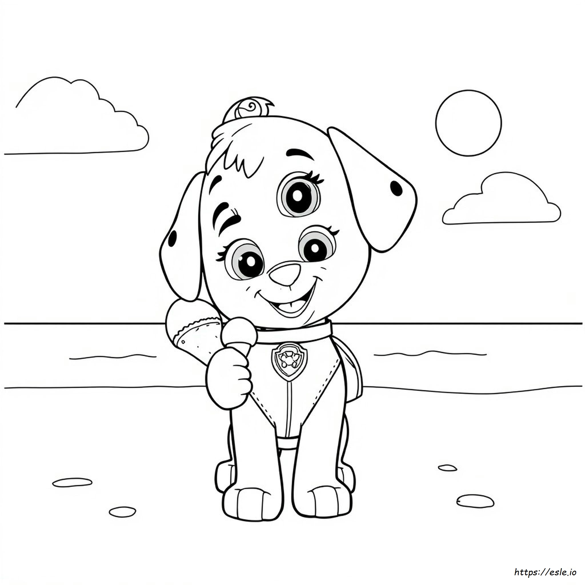 Chickaletta De Paw Patrol Para Colorear