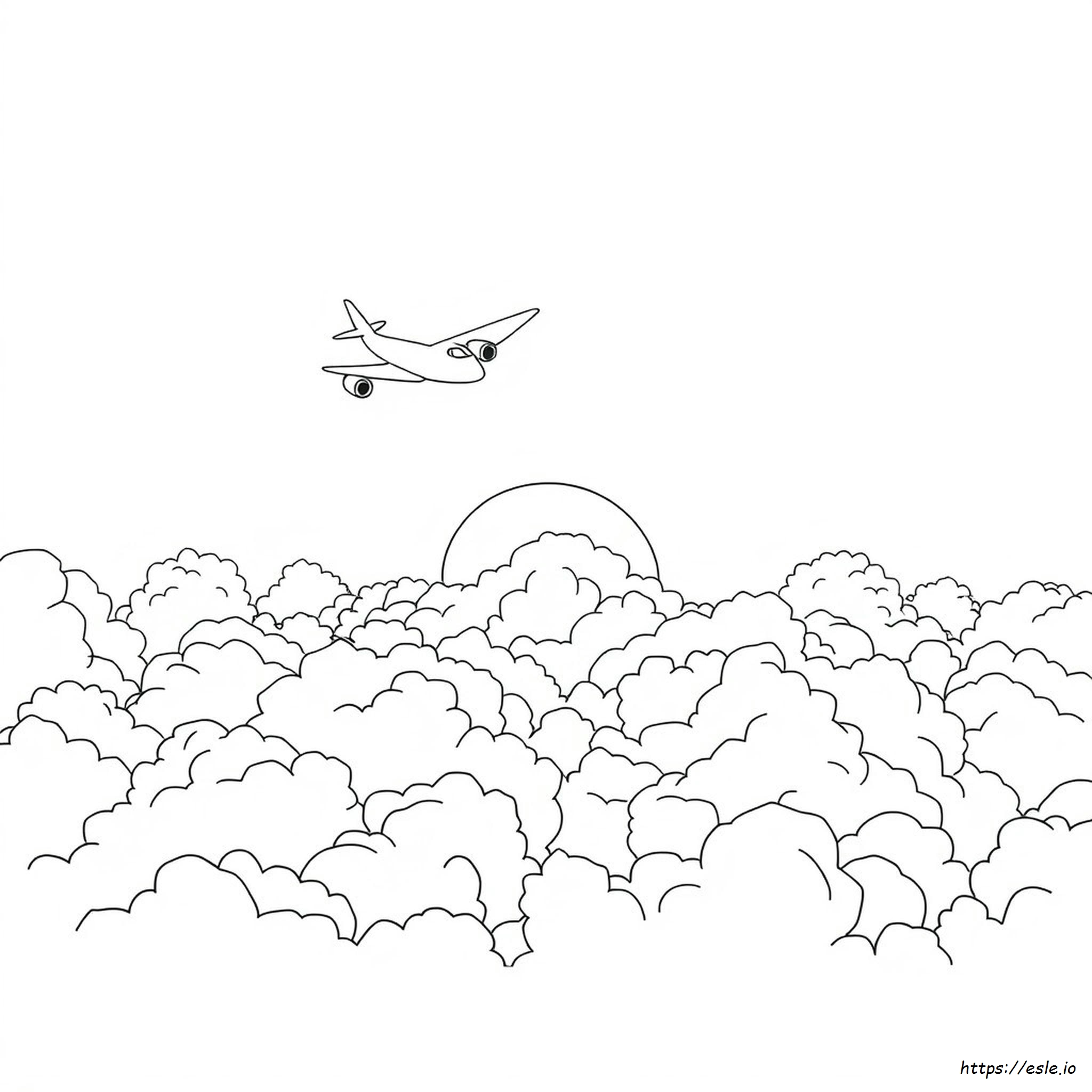 Airplane Coloring Images
