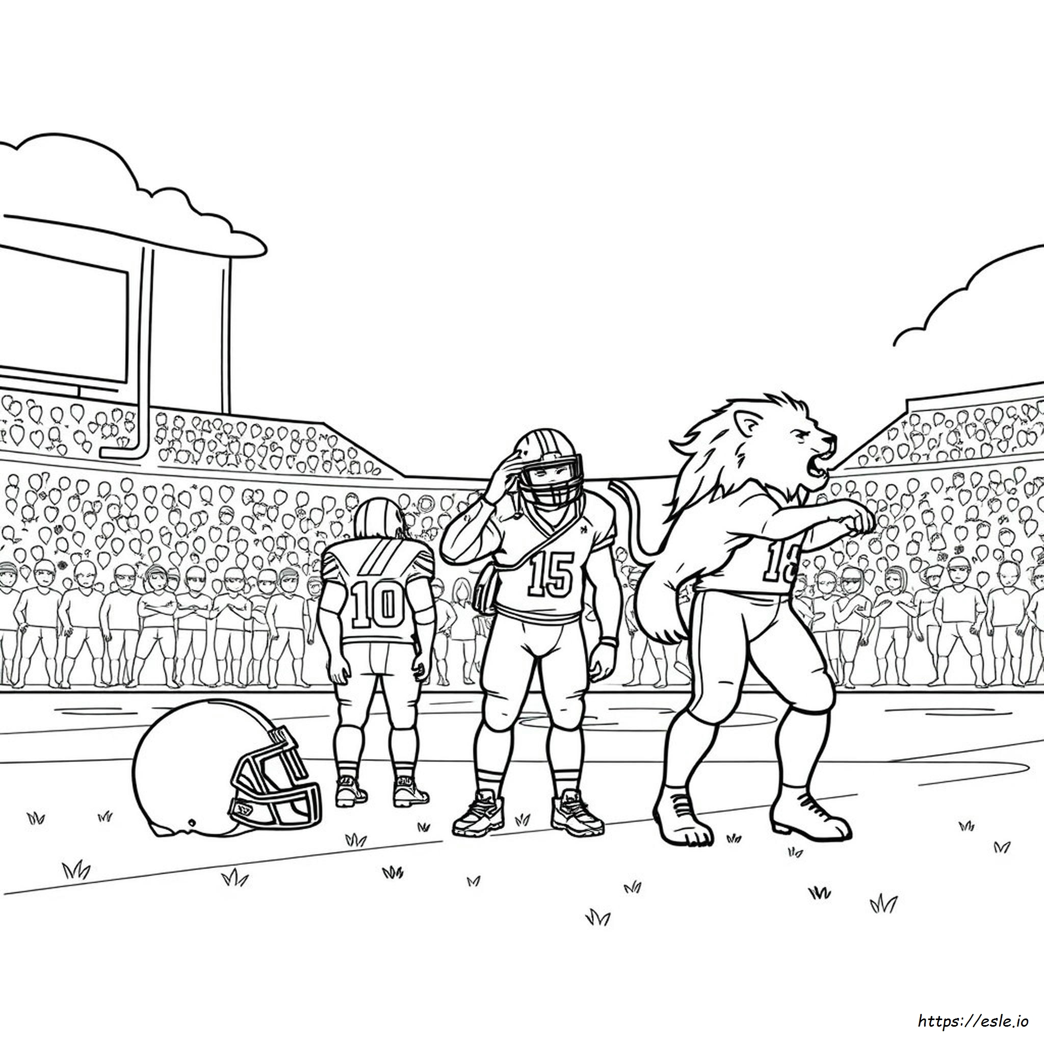Free Printable Detroit Lions Coloring Pages