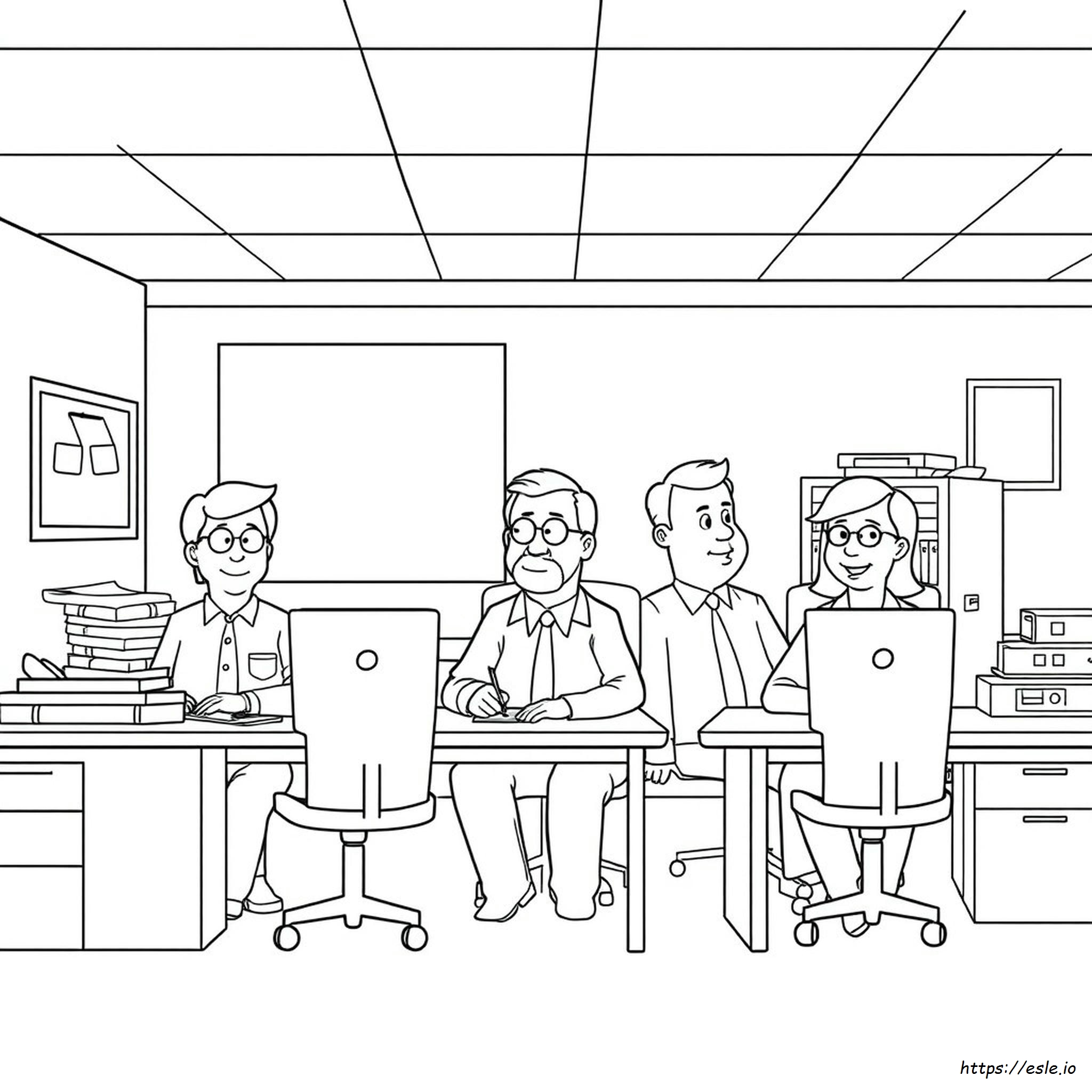 Dunder Mifflin Ausmalbild zum Ausdrucken