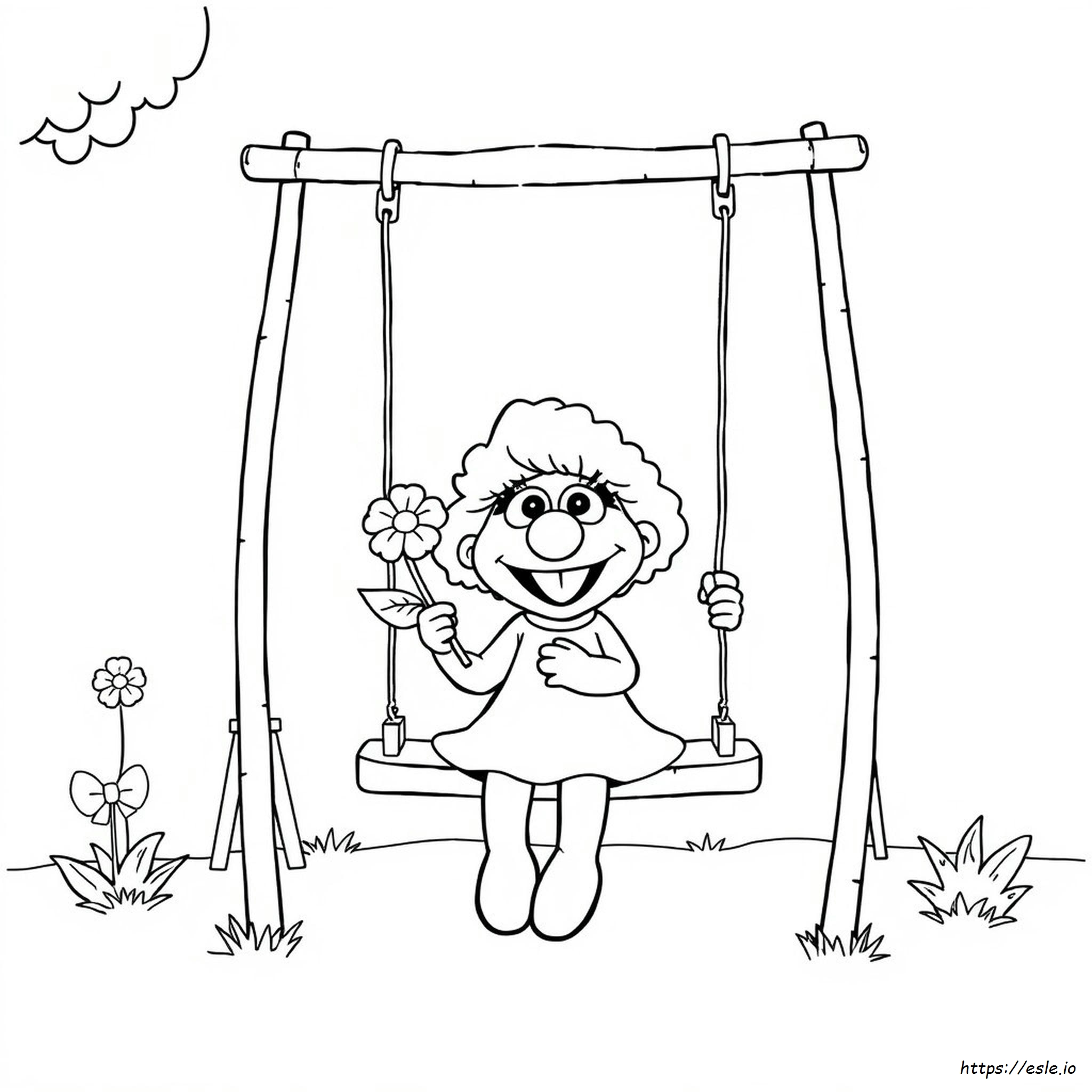Zoe Sesame Street Coloring Pages